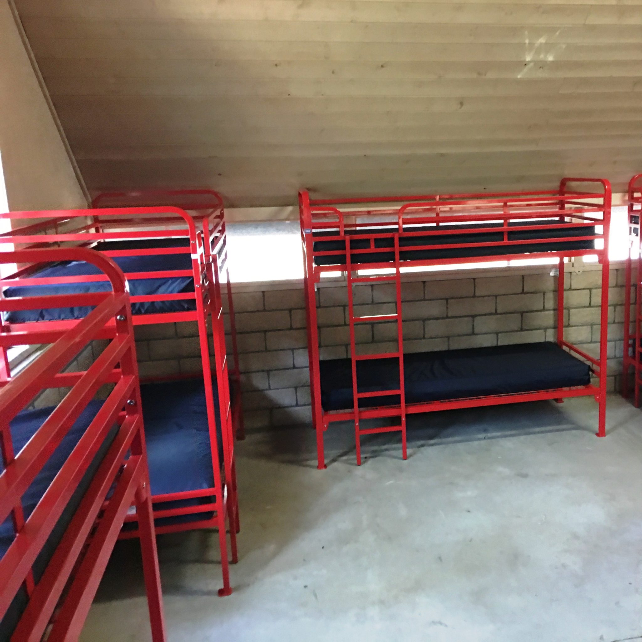 Dallas Single Over Bunk Bed, Bunk Beds Red