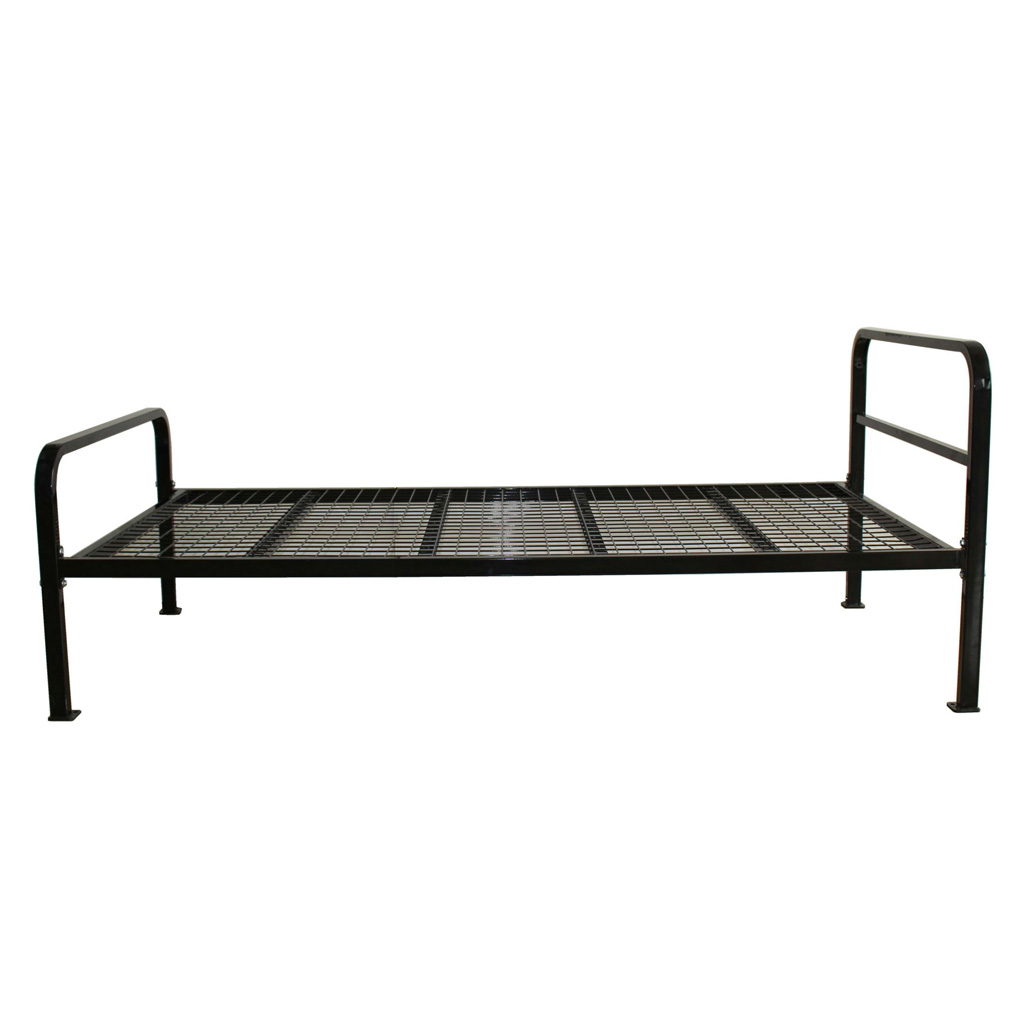 Dallas Heavy Duty Single Metal Bed (Commercial Use) - ESS Universal