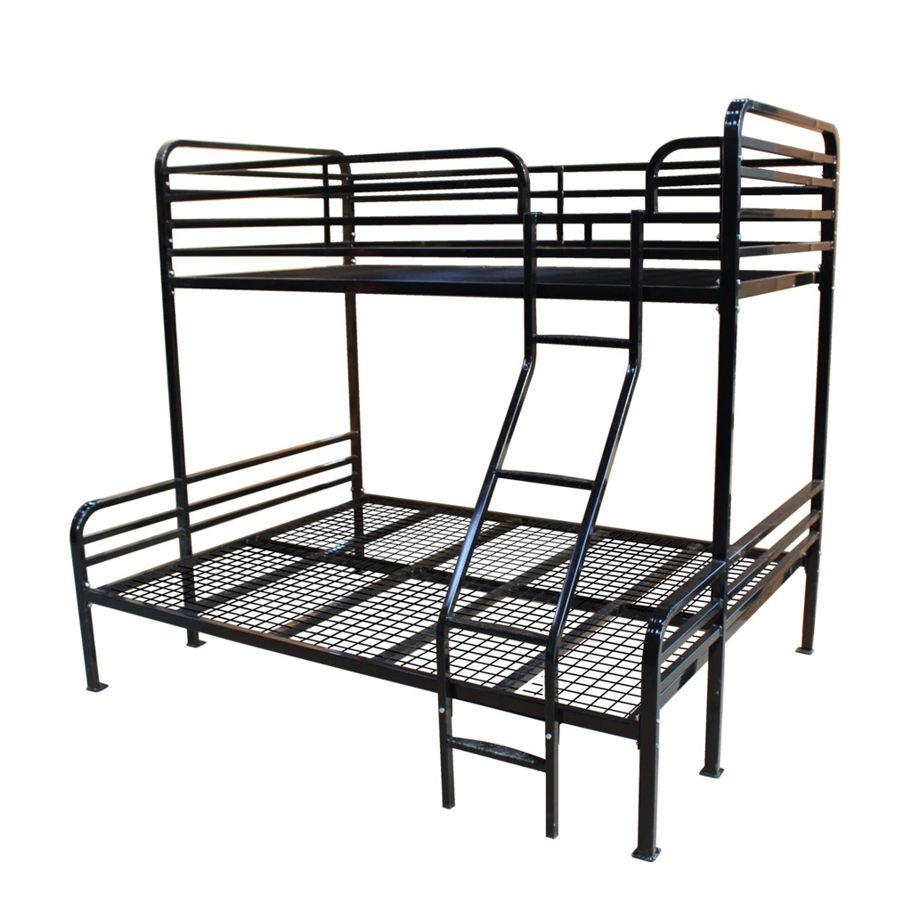 white double bunk bed