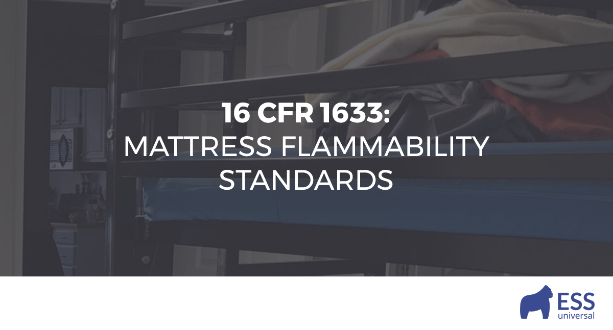 flamability requirement california tag mattress topper