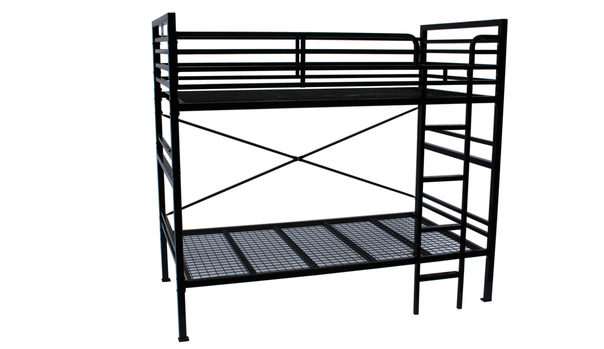 metal bunk beds with mattress for sale