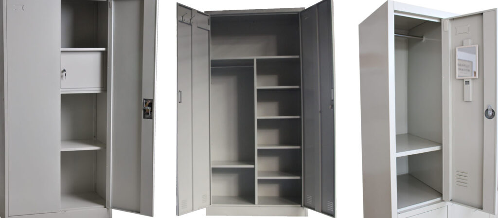 Metal Wardrobe Armoire